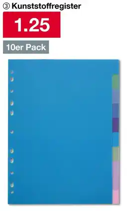 Woolworth Kunststoffregister Angebot