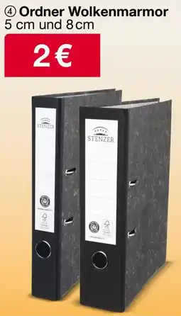 Woolworth STENZER Ordner Wolkenmarmor Angebot