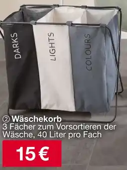 Woolworth Wäschekorb Angebot