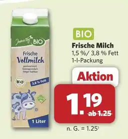 Combi Jeden tag bio frische vollmilch Angebot