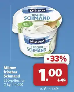 Combi Milram frischer schmand Angebot