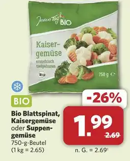 Combi Jeden tag bio bio blattspinat Angebot