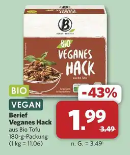 Combi Berief veganes hack Angebot
