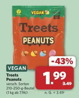 Combi Treets peanuts Angebot