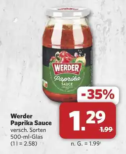 Combi Werder paprika sauce Angebot