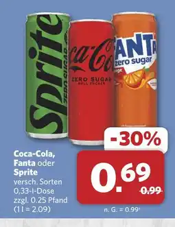 Combi Coca-cola coca-cola zero sugar Angebot