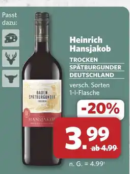 Combi Heinrich hansjakob trocken spätburgunder deutschland Angebot