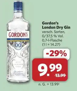Combi Gordon's london dry gin Angebot