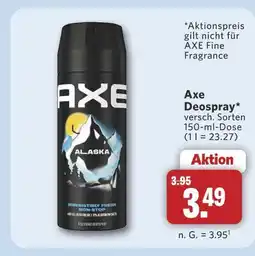 Combi Axe deospray Angebot