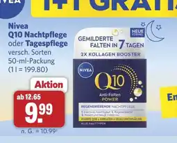Combi Nivea q10 nachtpflege Angebot