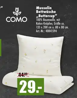 Möbel Mahler Como muselin bettwäsche buttercup Angebot
