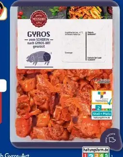Aldi Süd Meine Metzgerei Gyros vom Schwein Angebot