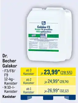 METRO Dr. Becher Galakor Angebot
