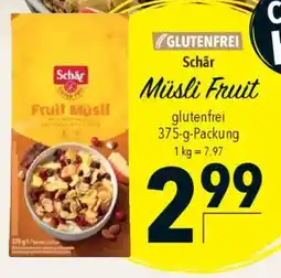 CITTI Markt Schär Fruit Müsli Angebot