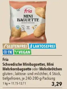 CITTI Markt Fria Schwedische Minibaguettes, Mini Mehrkornbaguette oder Mohnbrötchen Angebot