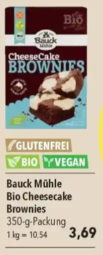 CITTI Markt Bauck Mühle Bio Cheesecake Brownies Angebot