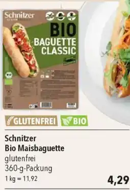 CITTI Markt Schnitzer Bio Maisbaguette Angebot