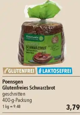 CITTI Markt Poensgen Glutenfreies Schwarzbrot Angebot