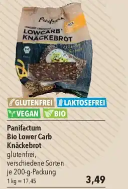 CITTI Markt Panifactum Bio Lower Carb Knäckebrot Angebot