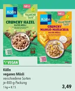 CITTI Markt Kölln veganes Müsli Angebot