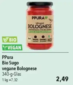 CITTI Markt PPura Bio Sugo vegane Bolognese Angebot