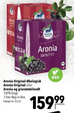 CITTI Markt Aronia Original Økologisk Aronia Original eller Aronia og granatæblesaft Angebot