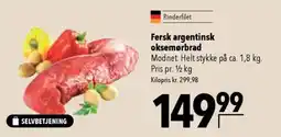 CITTI Markt Fersk argentinsk oksemørbrad Angebot