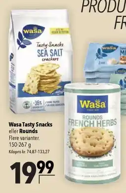 CITTI Markt Wasa Tasty Snacks eller Rounds Angebot