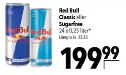 CITTI Markt Red Bull Classic eller Sugarfree Angebot