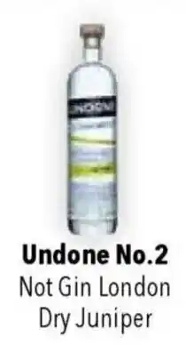CITTI Markt Undone No.2 Not Gin London Dry Juniper Angebot