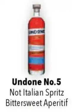 CITTI Markt Undone No.5 Not Italian Spritz Bittersweet Aperitif Angebot
