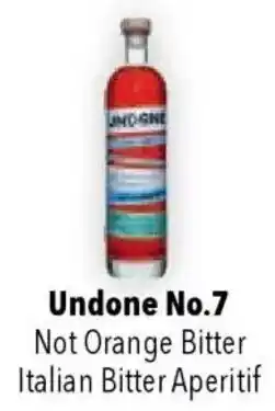 CITTI Markt Undone No.7 Not Orange Bitter Italian Bitter Aperitif Angebot