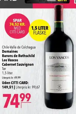 CITTI Markt Domaines Barons de Rothschild Los Vascos Cabernet Sauvignon Angebot