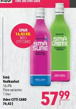 CITTI Markt Små Vodkashot Angebot