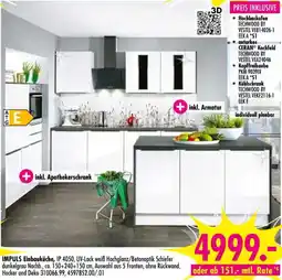 Möbel Boss IMPULS Einbauküche Angebot