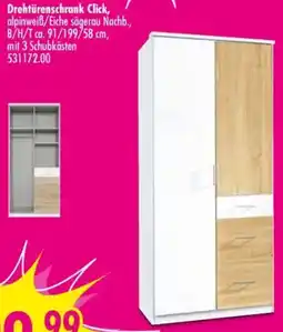 Möbel Boss Drehtürenschrank Click Angebot