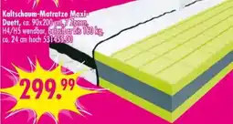 Möbel Boss Kaltschaum-Matratze Maxi Duett Angebot