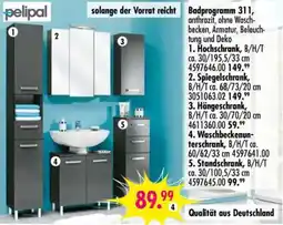 Möbel Boss Pelipal Badprogramm 311 Angebot