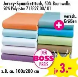 Möbel Boss Jersey-Spannbetttuch Angebot