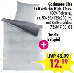 Möbel Boss Cashmere-Like Bettwäsche High Class Angebot
