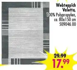 Möbel Boss Webteppich Valetta Angebot