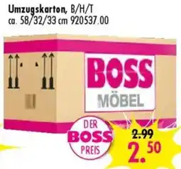 Möbel Boss Umzugskarton Angebot