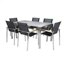 Netto Marken-Discount Greemotion Edelstahl Dining Set Sydney 7-teilig Angebot