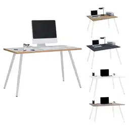 Netto Marken-Discount VCM Schreibtisch Computertisch Bürotisch Skandanivischer Retro Look Salia 138x50 cm Angebot