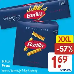 Aldi Süd BARILLA Pasta Angebot