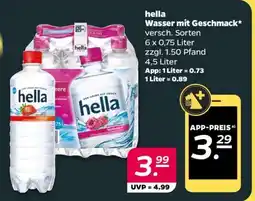 NETTO hella Wasser mit Geschmack Angebot