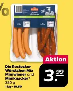 NETTO Die Rostocker Würstchen Mix Miniwiener und Miniknacker Angebot