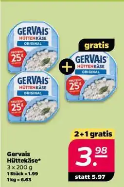 NETTO GERVAIS Hüttenkäse Angebot
