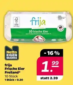 NETTO frija Frische Eier Freiland Angebot