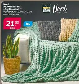 NETTO Nord XL-Wohndecke 'Big Mountain' Angebot